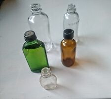 Medicine Antique vintage old glass bottles Lot Of 4 for sale  Shipping to South Africa