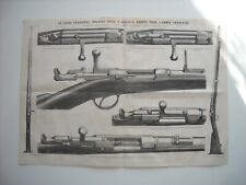 Gravure 1866. fusil d'occasion  Laxou