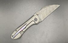 Usado, Sparrow Knife Co Custom Nolan Damascus Harpoon Wharncliffe DarkTi Accents comprar usado  Enviando para Brazil