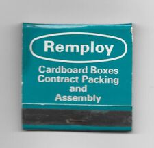 Vintage remploy matchbook for sale  DERBY