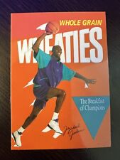 Usado, 1990 Michael Jordan Wheaties The Breakfast Of Champions cartão promocional - Bulls HOF comprar usado  Enviando para Brazil