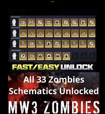 MW3 Schematics ALL 33 Schematics | MWZ All 33 Zombie Schematics comprar usado  Enviando para Brazil