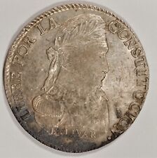 Usado, 1833 Bolivia 8 Soles PTS LM - ¡AU con Brillo Original! segunda mano  Embacar hacia Argentina