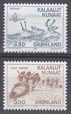 Groenlândia 1981 Mi 131-132 Sc 146-147 MNH caçadores de esquimós renas foca caiaque ** comprar usado  Enviando para Brazil