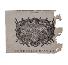 Antica stampa incisione usato  Roma