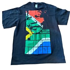 Vtg Nelson Mandela Power Of Good / Free Mandela South Africa Graphic T Shirt L for sale  Shipping to South Africa