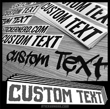 Custom text vinyl for sale  West Chester