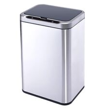 Stainless Steel Office Trash Can 6.6 Gallon Motion Sensor Garbage Bin Re for sale  Shipping to South Africa