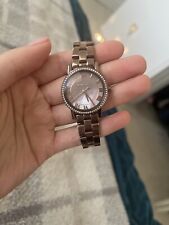 Reloj para mujer Michael Kors MK-3683 oro rosa profundo segunda mano  Embacar hacia Argentina