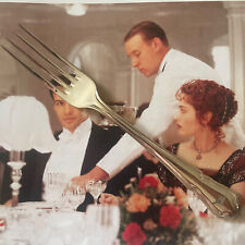 Silver Plate Fork Titanic Movie Dubarry Pattern White Star Line for sale  Shipping to South Africa