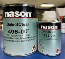 NASON SelectClear QUART Kit 496-00 activator 483-79 Urethane Spot Clear for sale  Shipping to South Africa