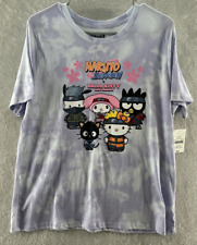 Hello Kitty E Amigos Naruto Shippuden Tie Dye Manga Curta Camiseta Tamanho G, usado comprar usado  Enviando para Brazil