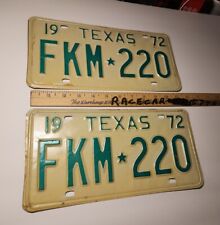 1972 texas license for sale  Alvin