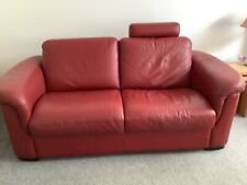 Seater italian leather for sale  HORNCHURCH