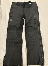 ICON MOTORSPORTS PANTALONES DE CUERO NEGRO TALLA 34 segunda mano  Embacar hacia Mexico