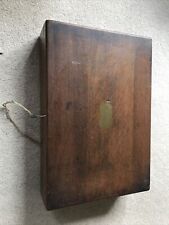 Antique wooden box for sale  BRADFORD