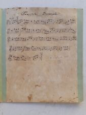Ancienne partition manuscrite d'occasion  Épernay