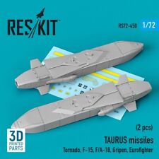 Usado, Mísseis ResKit RS72-0450 TAURUS (2 peças) em escala 1/72 (Tornado, F-15, F/A-18, Gripen, Eu comprar usado  Enviando para Brazil