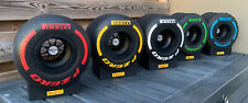 Set Replica F1 Pirelli Tires Set Soft Medium Hard Intermediare Wet, used for sale  Shipping to South Africa