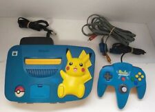 Usado, Nintendo 64 N64 Pikachu azul 1 console com 1 controles Japão DHL FEDEX comprar usado  Enviando para Brazil