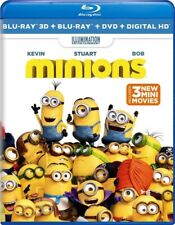 Minions Blu-ray 3D, Blu-ray, DVD e HD Digital Inclui 3 Mini Filmes Classificação PG comprar usado  Enviando para Brazil