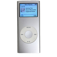 Używany, Apple iPod Nano A1199 2GB - 2. generacji srebrny MA477LL dobra bateria  na sprzedaż  Wysyłka do Poland