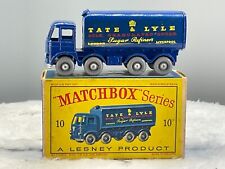 Camión contenedor de azúcar Matchbox #10C, GPW, como nuevo todo original en caja D segunda mano  Embacar hacia Argentina