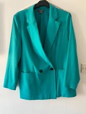 Primark turquoise blazer for sale  BURNLEY