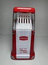 Mini máquina de pipoca retrô Coca-Cola logotipo rabo de peixe máquina de ar quente por Nostalgia comprar usado  Enviando para Brazil