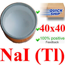 Scintillation crystal NaI(Tl) 40x40 mm Gamma scintillator Radiation detector  for sale  Shipping to South Africa