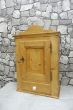 Antiguo gabinete de pared gabinete colgante botiquín madera de pino alrededor de 1880 segunda mano  Embacar hacia Argentina