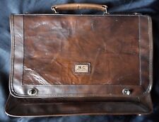 Vintage leather briefcase for sale  COVENTRY