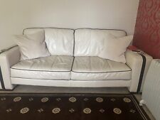 Sofa seater cream for sale  ORMSKIRK