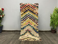 Tapete de corredor tribal tradicional marroquino feito à mão geométrico 3x6 comprar usado  Enviando para Brazil