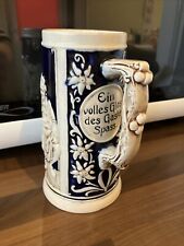 Vintage German Beer Stein Tavern scenes drinking for sale  Shipping to South Africa