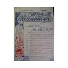 Chabrier Emmanuel Gwendoline No. Piano 6 Spinner Singer 1894 segunda mano  Embacar hacia Mexico