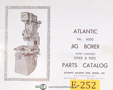 Atlantic No. 4000, barreador de plantilla, lista de piezas y manual de dibujos, usado segunda mano  Embacar hacia Argentina