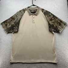 Cabela's Polo Shirt Mens 2XL XXL Realtree AP Camouflage Mesh Outdoor Hunting Dad for sale  Shipping to South Africa