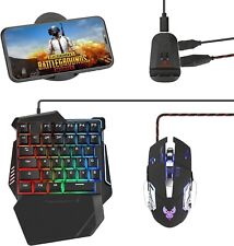 Combo de teclado e mouse para jogos meia mão Laelr 35 teclas PUBG com fio mecânico comprar usado  Enviando para Brazil