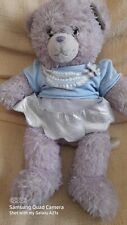 Purple sparkly teddy for sale  WIRRAL