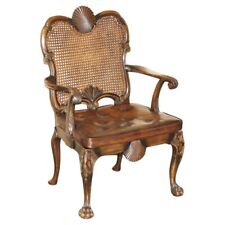 POLTRONA DE COURO MARROM BERGERE PATA PELUDA LEÃO VITORIANO THOMAS CHIPPENDALE comprar usado  Enviando para Brazil