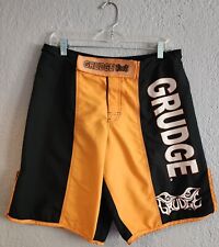 Usado, Shorts bordado octógono boxe atlético Grudge Fight Wear MMA masculino tamanho 32 comprar usado  Enviando para Brazil