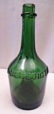 Antigua botella de vidrio vintage benedictina B&B licor verde herradura en relieve #1 segunda mano  Embacar hacia Argentina