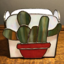 Stained glass cactus for sale  Bountiful
