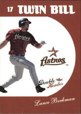 2003 Fleer Double Header Twin Bill Astros cartão de beisebol #1B Lance Berkman comprar usado  Enviando para Brazil