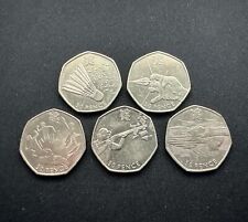 Olympic 50p coins for sale  DARTFORD