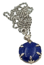 Sterling silver lapis for sale  WORKINGTON