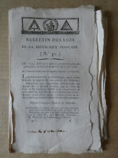 Bulletin lois republique d'occasion  Poitiers