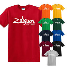 Camiseta Zildjian Since Batería Platillos Batería Músico Adultos Niños Camiseta Prenda para el torso segunda mano  Embacar hacia Argentina