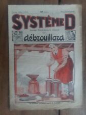 Magazine SYSTEME D  soufflet de forge, faire des noeuds solides etc.. 1925 *, occasion d'occasion  Paris XVIII